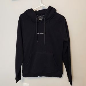 Like new, Women's Alphalete Black Hooded Sweatshirt - Size M